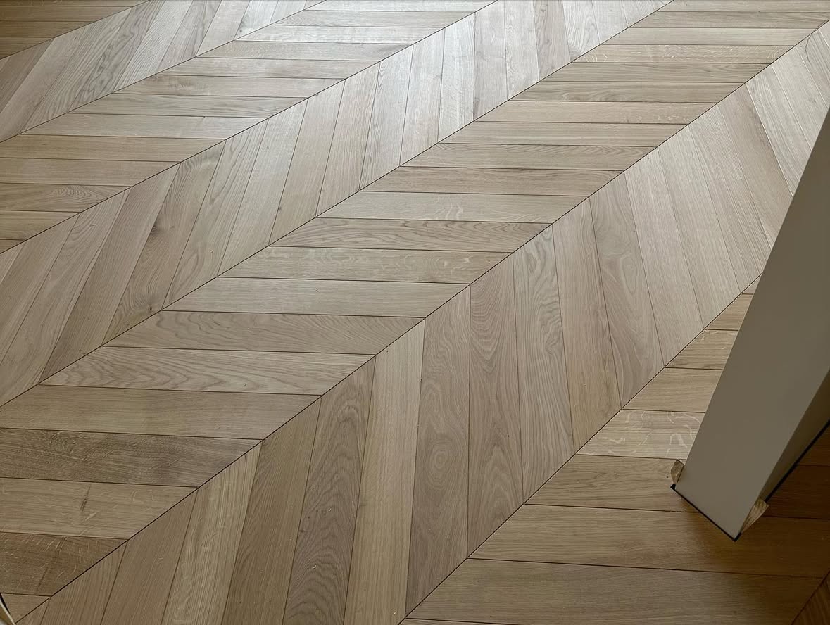 Chevron parket í eik